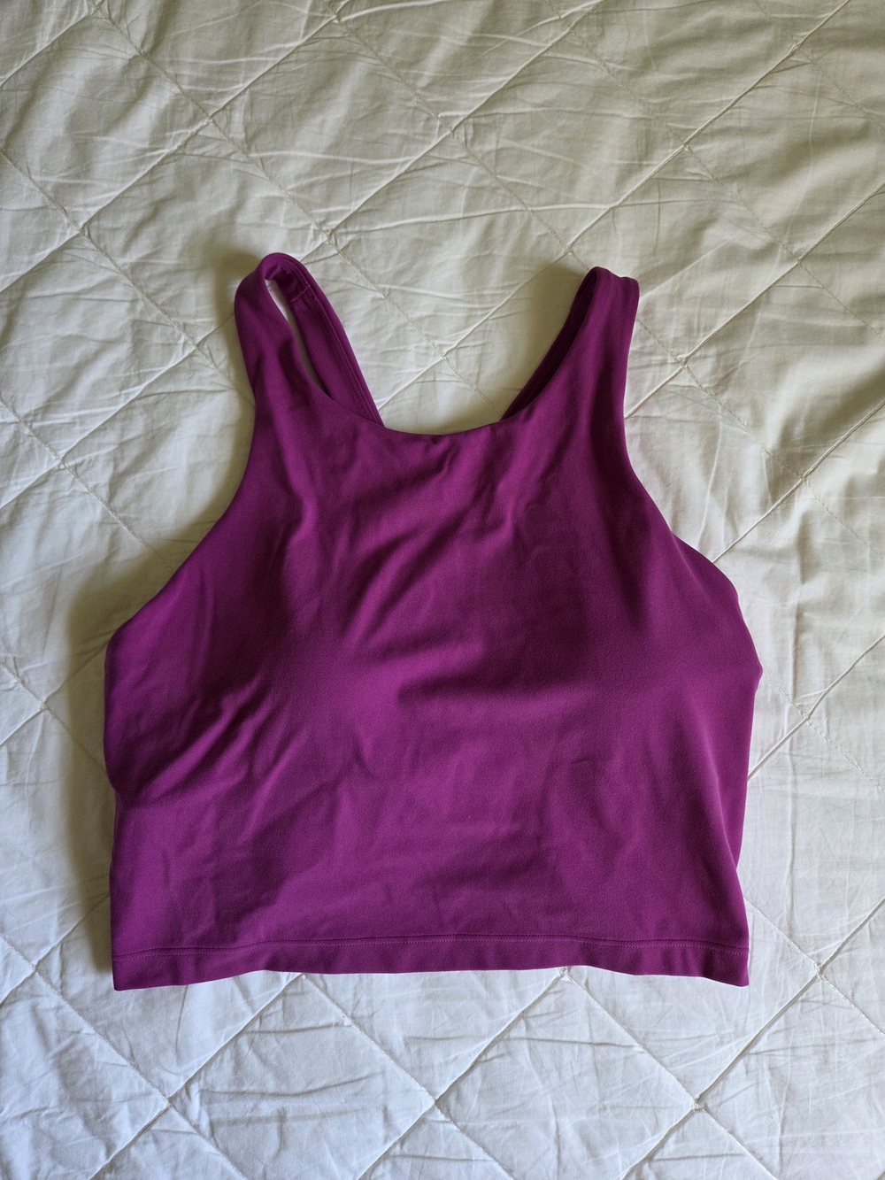 Athleta Purpose Crop Bra Top A-C Cups Size L